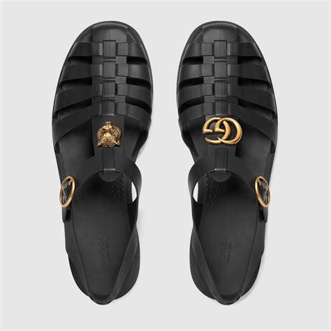 gucci glossy sandal|Gucci unisex sandals.